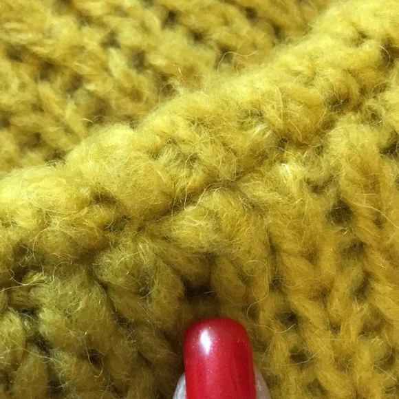 NWT Anthropologie Pilcro Mustard Cowl Neck Sweater - Picture 13 of 13